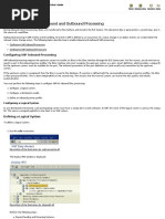 Configuring SAP For Inbound and Outbound Processing