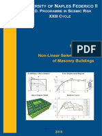 Non-Linear Seismic Analysis of Masonry Buildings PARISI 2010