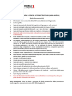 Requisitos para Solicitud de Licencias