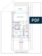 Planta Primer Piso Dibujo Basico