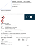 Material Safety Data Sheet