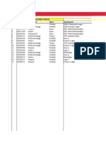 # Date Bookmaker Sport Tournament: # Enter Required Fields # Enter Optional Fields