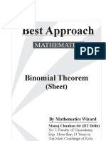 Binomial Theorem - Sheet