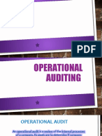 Operational Auditing Definition