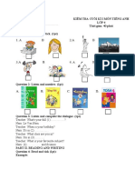 Test 1 Semester 1 - Grade 4