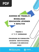 Educ. de Jóvenes y Adultos - Agenda de Trabajo 1ra Jornada de Formación en Servicio