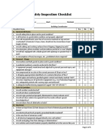 Safety Inspection Checklist: A. General-All Items