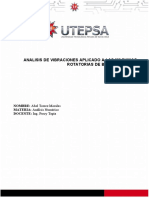 Análisis de Vibración en Rodamientos en Equipos de Bajas RPM.