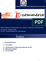 Planificação Dimensionamento Do E-Commerce - Comunicação e Marketing Digital