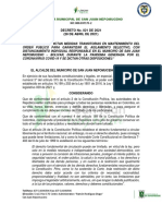 9590 Decreto Aislamiento 28 de Abril de 2021