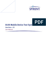 8100 Mobile Device Test System: Data Retry - LTE