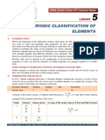 Science Notes - Lession-5 - Periodic Clasification of Elements - Chemistry