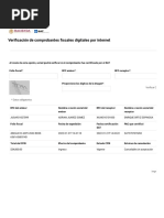 Verificación de Comprobantes Fiscales Digitales Por Internet