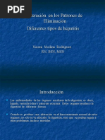 Alteración en Los Patrones de Eliminación