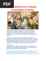 H - Los Conflictos - de - La - Primeras - Comunidades - Cristianas