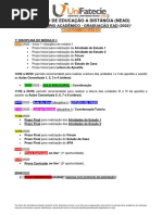 CALENDÁRIO ACADÊMICO 2022n