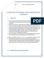 Production of Ethylene and Propylene From Methanol: I. Over View