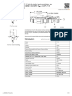 Model 1.5:1 Pilot Ratio, Standard Capacity Counterbalance Valve