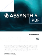 Absynth 5 Reference Manual English