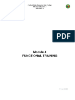 Functional Training: Carlos Hilado Memorial State College Physical Education 1 (Physed 1)