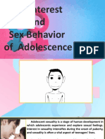 Sex Interest and Sex Behavior of Adolescence