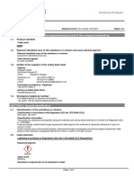 EC Safety Data Sheet: SECTION 1: Identification of The Substance/mixture and of The Company/undertaking