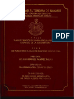 La Legitimacion de Los Particulares en El Ejercicio de La Accion Penal