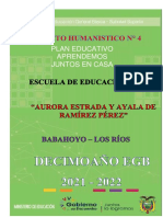 Proyecto Humanistico 4 Decimo 2021 2022