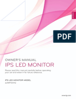 Ips Led Monitor: Owner'S Manual