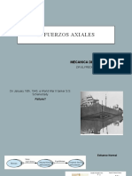 Esfuerzos AXIALES