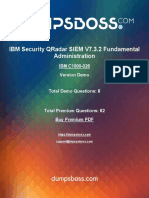 Ibm Security Qradar Siem V7.3.2 Fundamental Administration: Ibm C1000-026 Version Demo