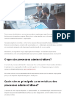 Processos Administrativos