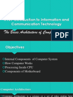 The Basic Architecture of Computer System