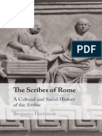 Hartmann - The Scribes of Rome A Cultural and Social History of The Scribae