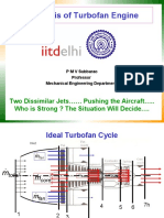 Analysis of Turbofan Engine: Two Dissimilar Jets Pushing The Aircraft .. Who Is Strong ? The Situation Will Decide