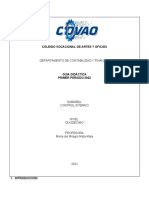 Control Interno - Guia Didactica 1er Pdo. Control Interno