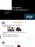 Contrast and Addition: Comparatives and Superlatives: Inglés Profesional 2 Marco Meza