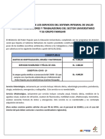 Nota Informativa - Beneficios Sismeu - Seguros Constitución