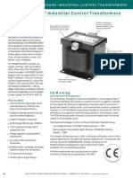 Acme FS Finger Guard Industrial Control Transformer Spec