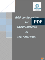 BGP Configuration For CCNP Students by Eng. Abeer Hosni