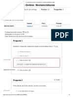 TV - Cuestionario Online - Nomenclaturas - QUIMICA GENERAL (1366)