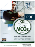 Years Css Mcqs