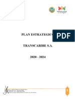 Plan Estrategico de Transcaribe S.A. 2020-2024