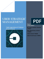 Uber Strategic Management Final Final