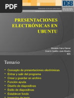 Presentaciones Electrónicas en Ubuntu