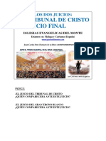 Los Juicios Tribunal de Cristo y El Juicio Final