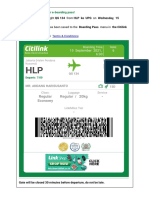 Citilink Boarding Pass