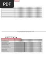 Planilla Control Ausencias