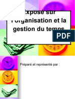 Exposé Sur L Organisation Et La Gestion Du Temps