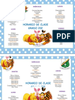 Horario de Clases Impreso